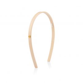 Limited Edition Acetate Headband Small Beige